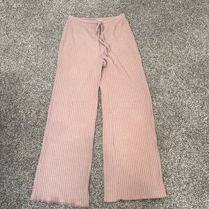 Billabong Brown Ribbed Knit Pants